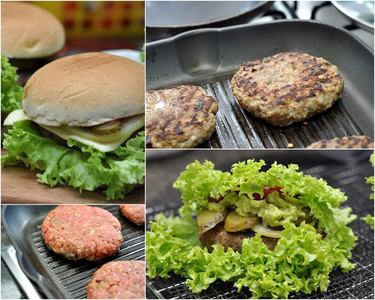 Click to view full image The Best Burger with Oven Roasted Fries