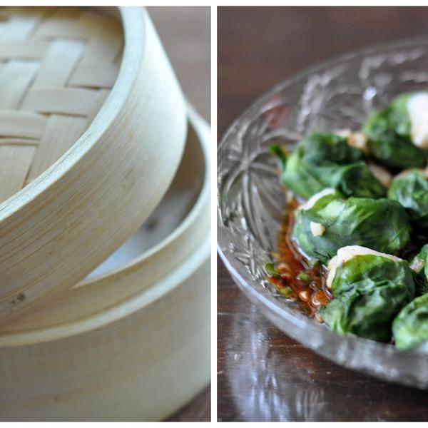 Dim Sum @ Home ........ Prawn Spinach Rolls gallery photo 10