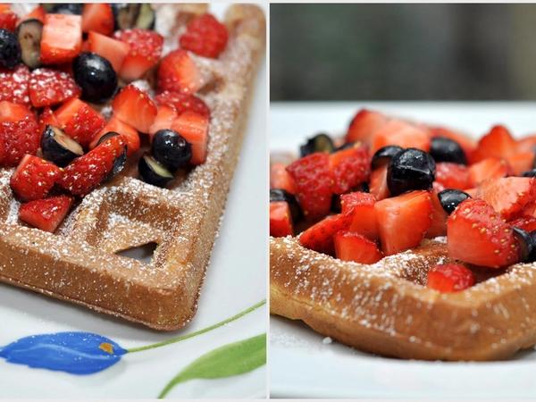 Healthy Whole Wheat Waffles