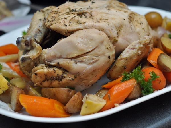 Slow Cooker Roast Chicken
