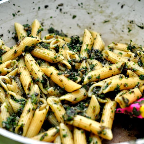 Mediterranean Style Mushroom Spinach Whole Wheat Pasta gallery photo 6