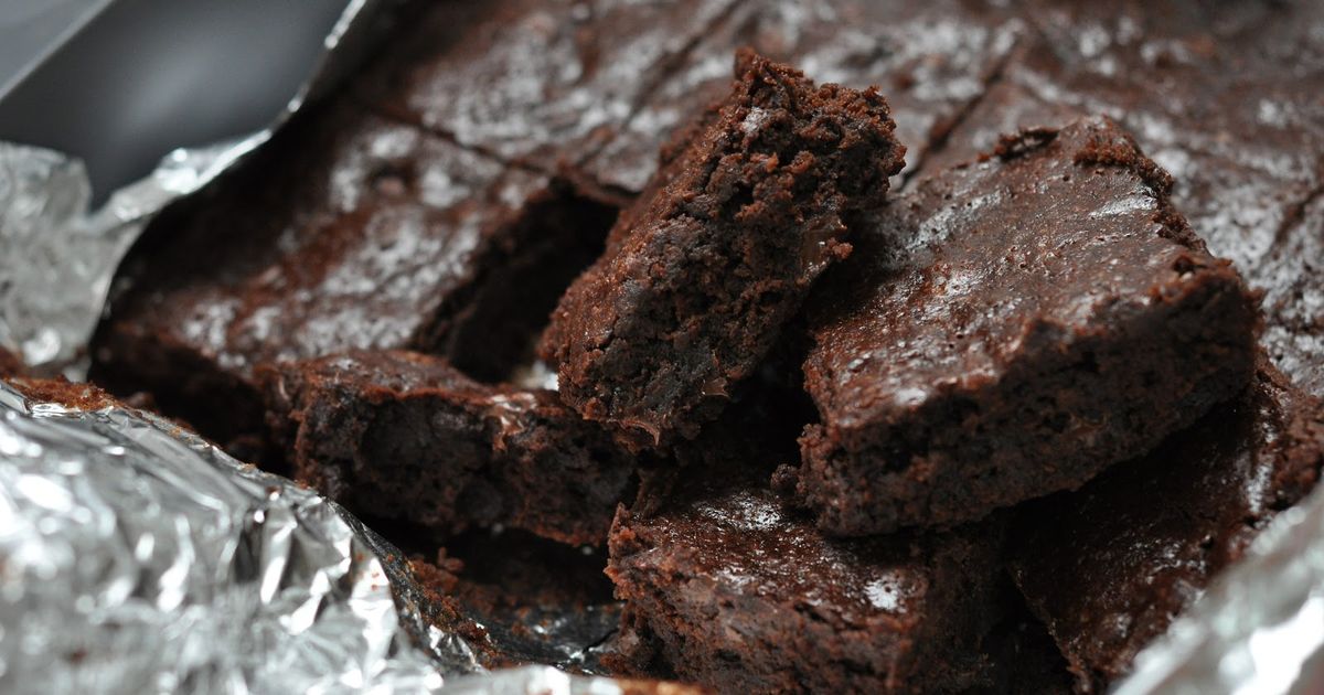 Gooey Triple Chocolate Brownies