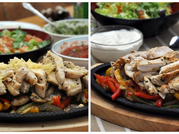 Mexican At Home - Chicken (Mushroom Cheddar) Fajitas