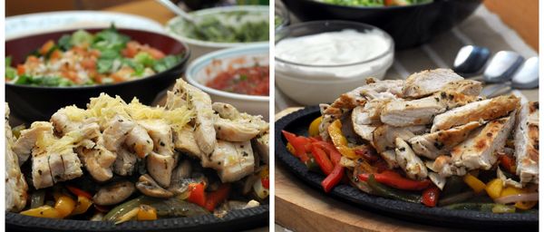 Mexican At Home - Chicken (Mushroom Cheddar) Fajitas