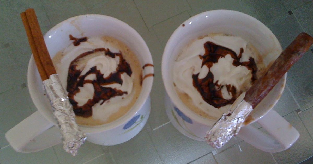 indulgent coffee drink, cinnamon latte, cinnamon mocha