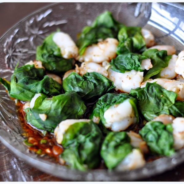 Dim Sum @ Home ........ Prawn Spinach Rolls gallery photo 8