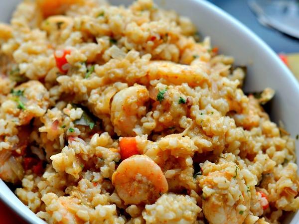 Prawn Brown Rice Biryani