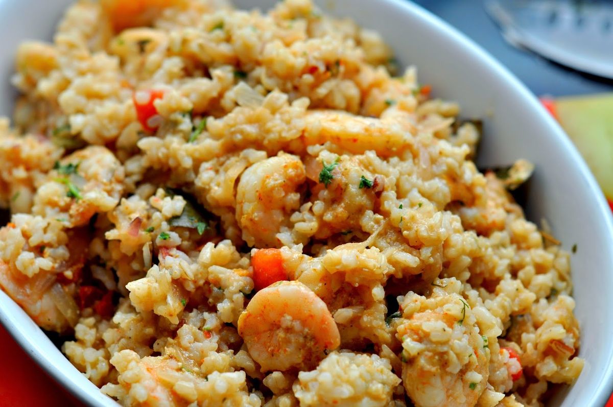 Click to view full image Prawn Brown Rice Biryani