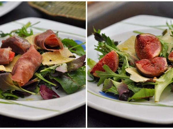 Roasted Figs Salad with (or without) Parma Ham