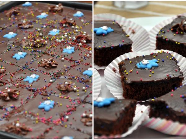 Chocolate Cake Squares
