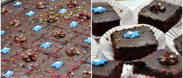 Chocolate Cake Squares