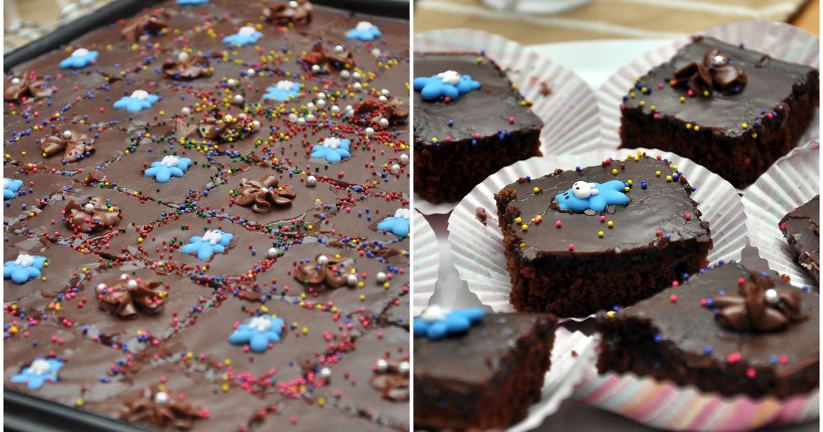 Chocolate Cake Squares