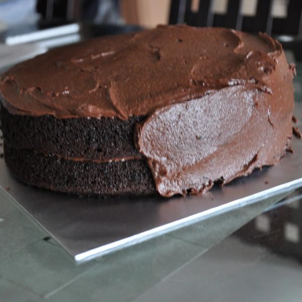 A Taste for Giving ...... Eggless Chocolate Cake with Chocolate Frosting gallery photo 7