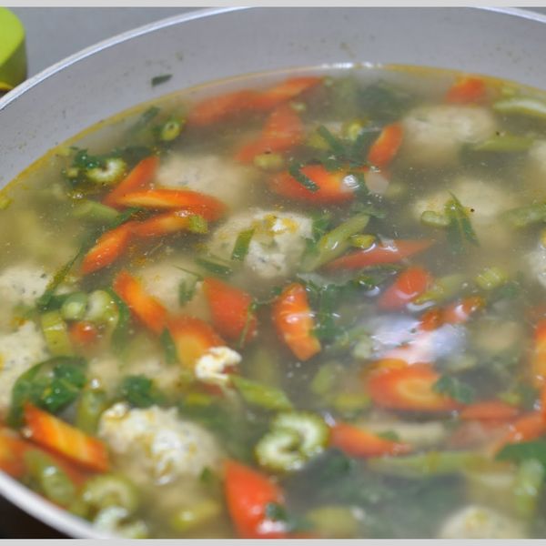 Health in a Bowl - Chicken Meatball and Vegetable Soup gallery photo 9