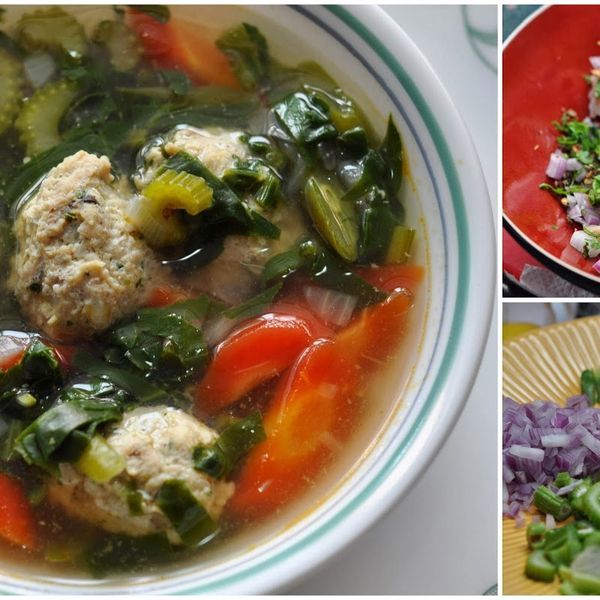 Health in a Bowl - Chicken Meatball and Vegetable Soup gallery photo 4