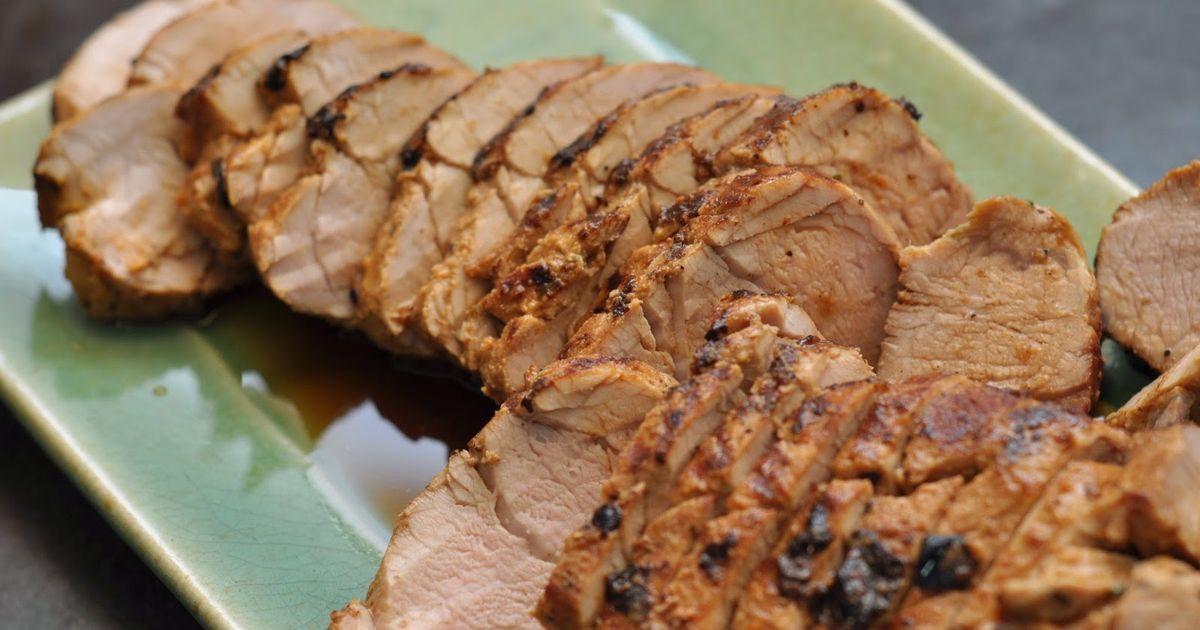 Spicy Soy Dijon Pork Tenderloin