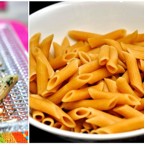 Mediterranean Style Mushroom Spinach Whole Wheat Pasta gallery photo 2