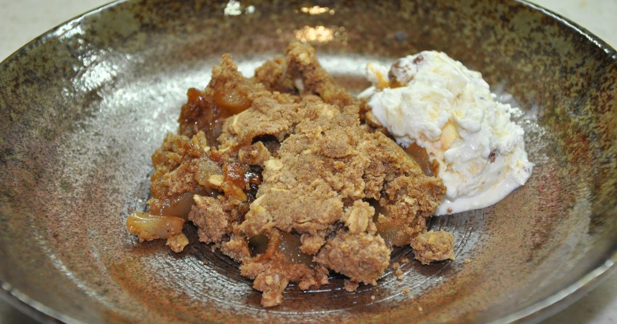 Gluten Free Apple Crumble