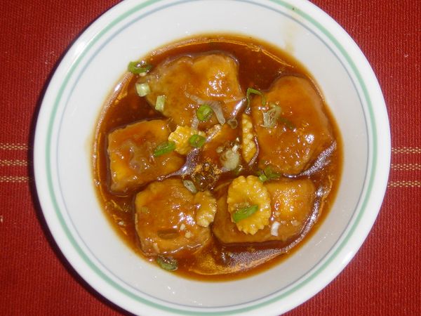 Paneer Manchurian with Baby Corn