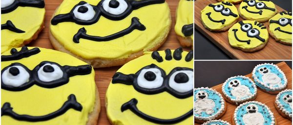 Fun Cookies - Minions & Snowgies!