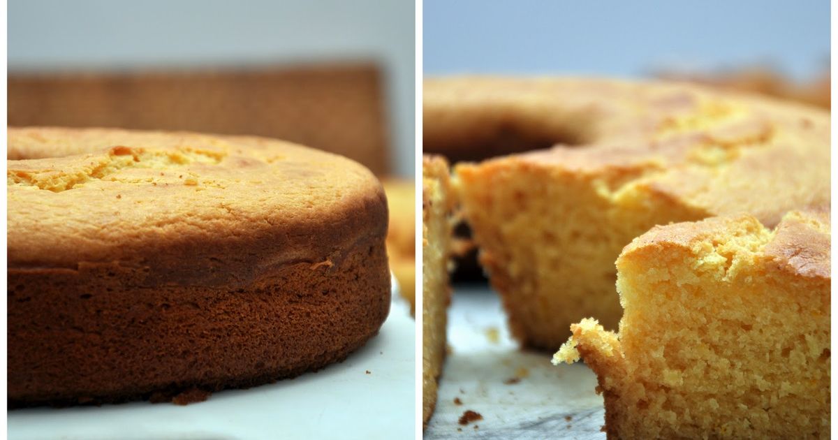 Eggless Orange Cake