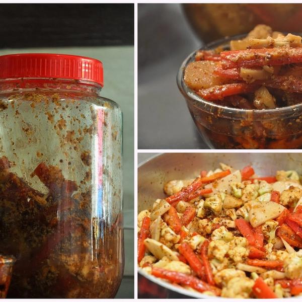 Quintessentially Punjabi ..... Gajar Gobi Shalgam ka Achaar (Carrots Cauliflower & Turnips Pickle) gallery photo 1