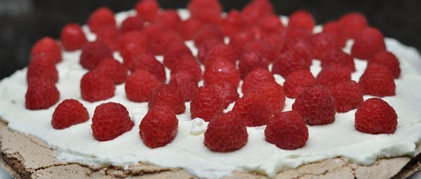 Chocolate Raspberry Pavlova