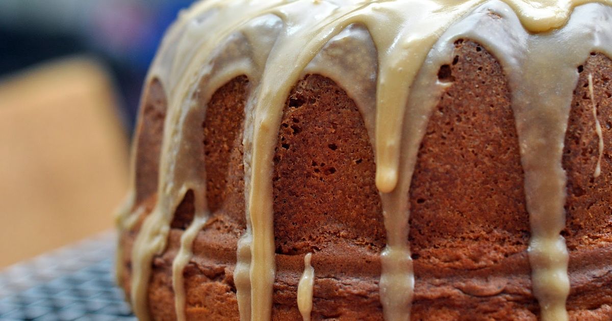Butterscotch Cake with Butterscotch Glaze