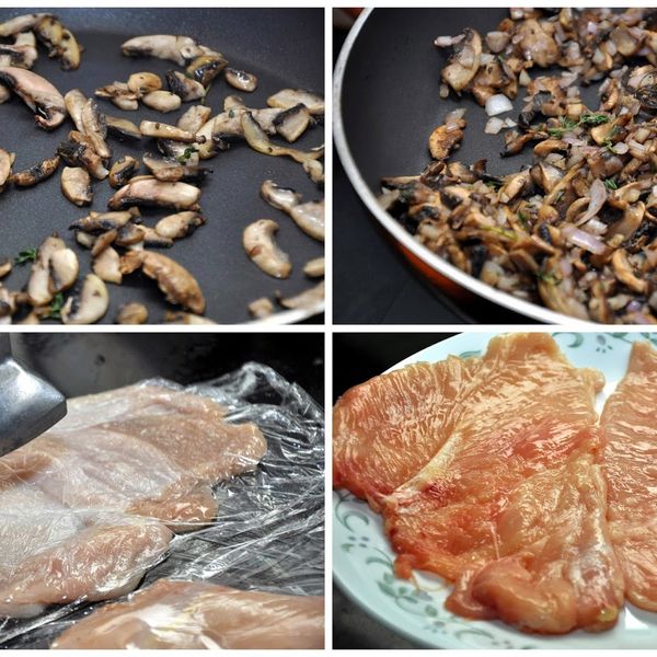 Spinach & Chicken Roll Ups With Mushroom Sauce gallery photo 4