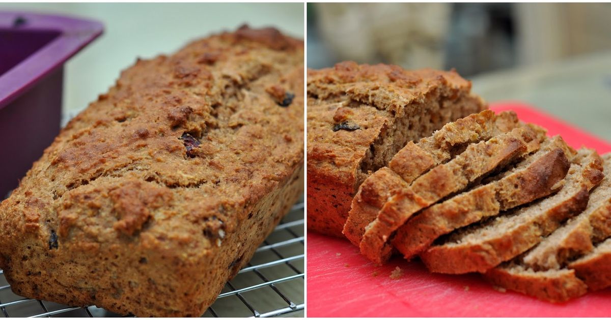 Whole Wheat Bread with Apples, Figs and Oats