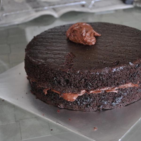 A Taste for Giving ...... Eggless Chocolate Cake with Chocolate Frosting gallery photo 6