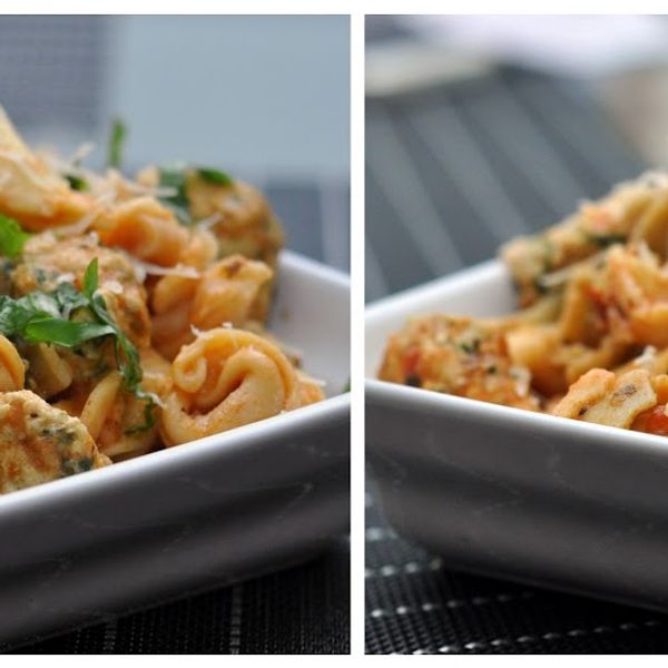 Tortellini with Chicken & Buffalo Mozzarella Meatballs  gallery photo 4