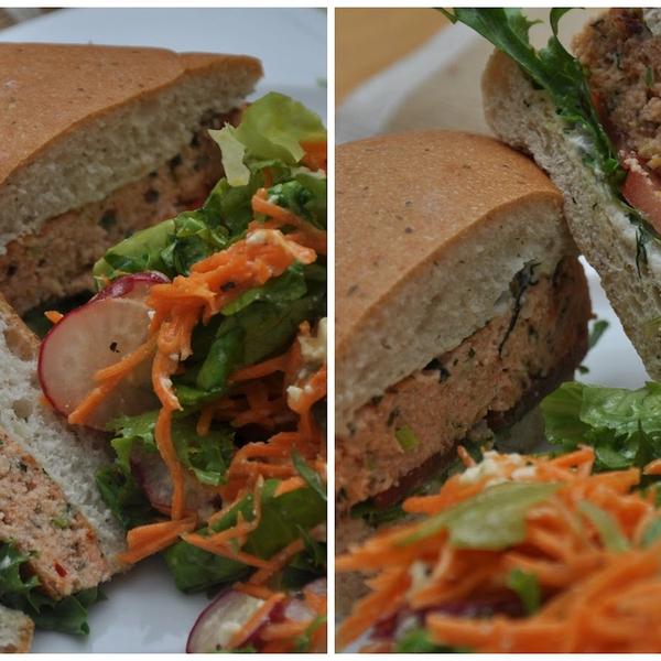 Delicious and Healthy Salmon Patty Sandwiches gallery photo 1