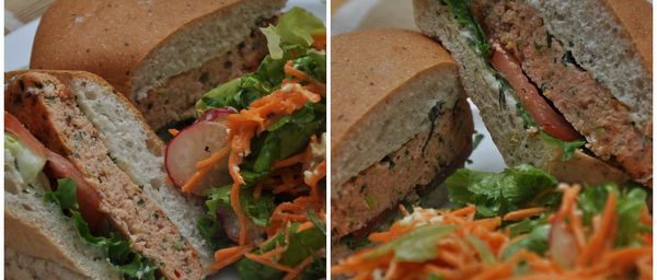 Delicious and Healthy Salmon Patty Sandwiches