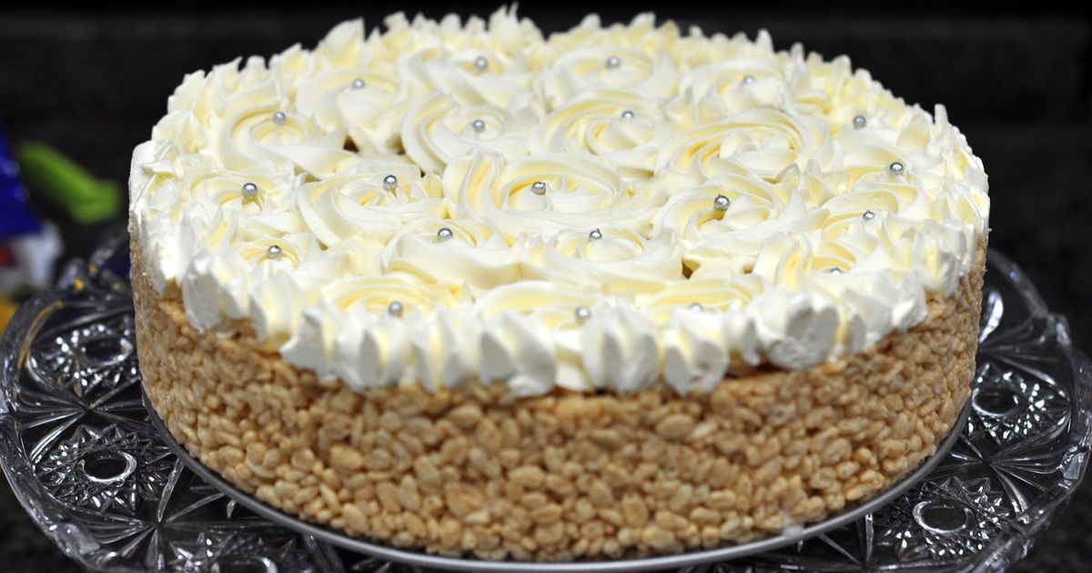 Perfect for Summer .... Rice Krispies Ice Cream Cake