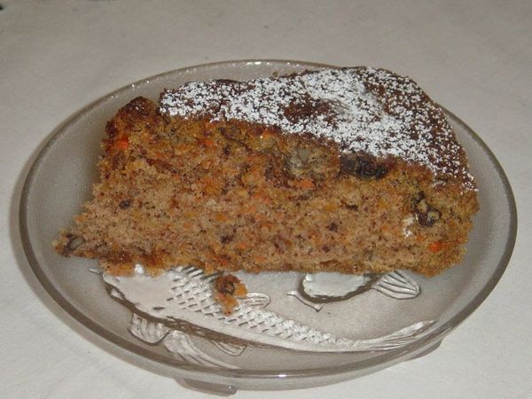 Spiced Walnut Carrot Cake with Pineapple