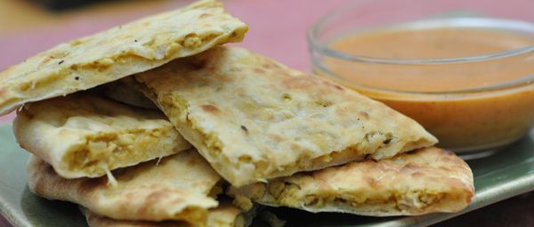 Homemade Naan and Stuffed Kulcha