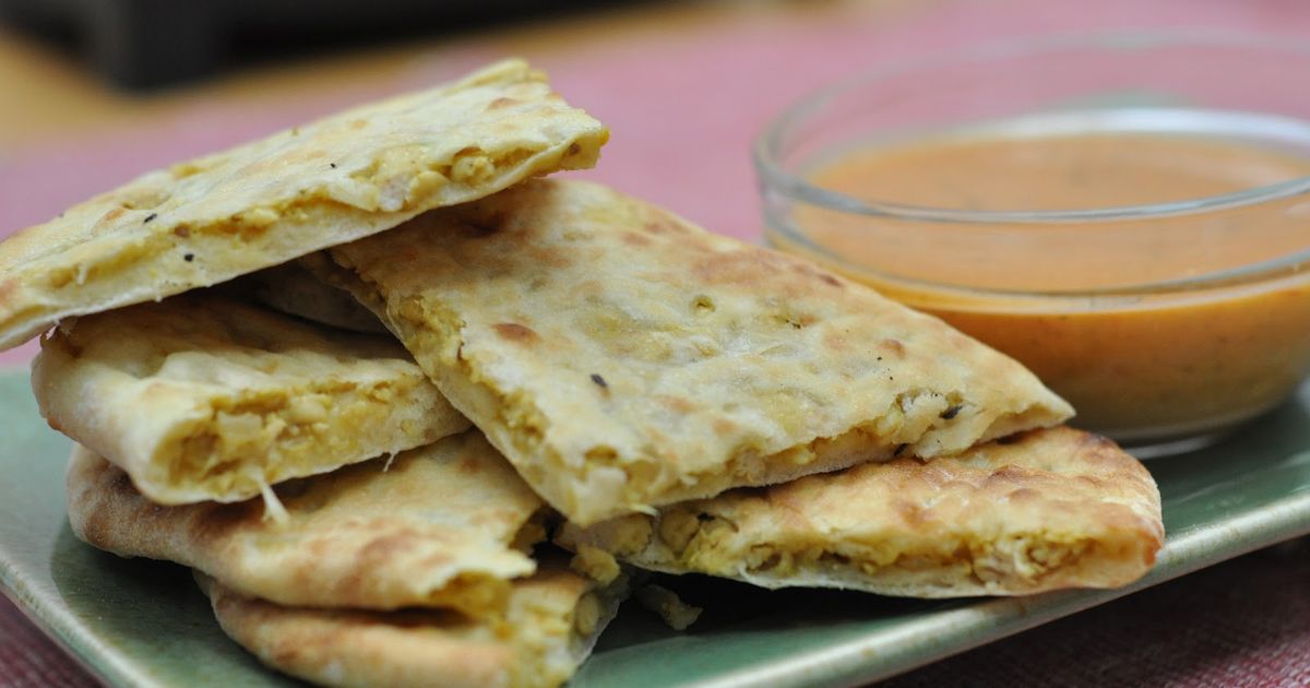 Homemade Naan and Stuffed Kulcha