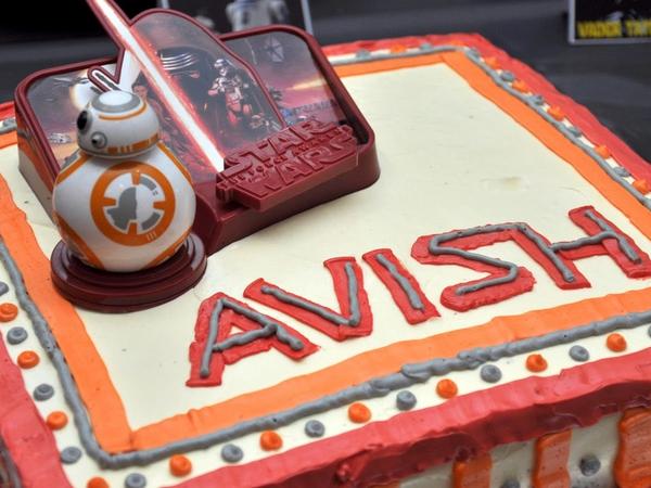 Star Wars Themed Cake and Party Food ....... May the Force Be With Us!