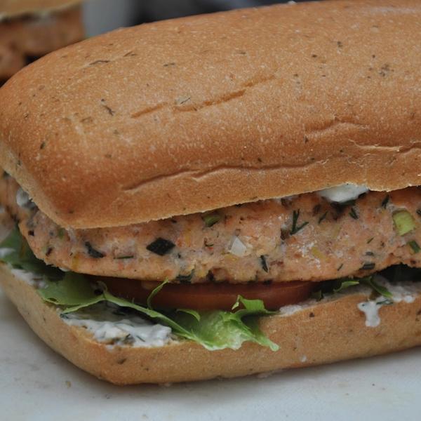 Delicious and Healthy Salmon Patty Sandwiches gallery photo 2