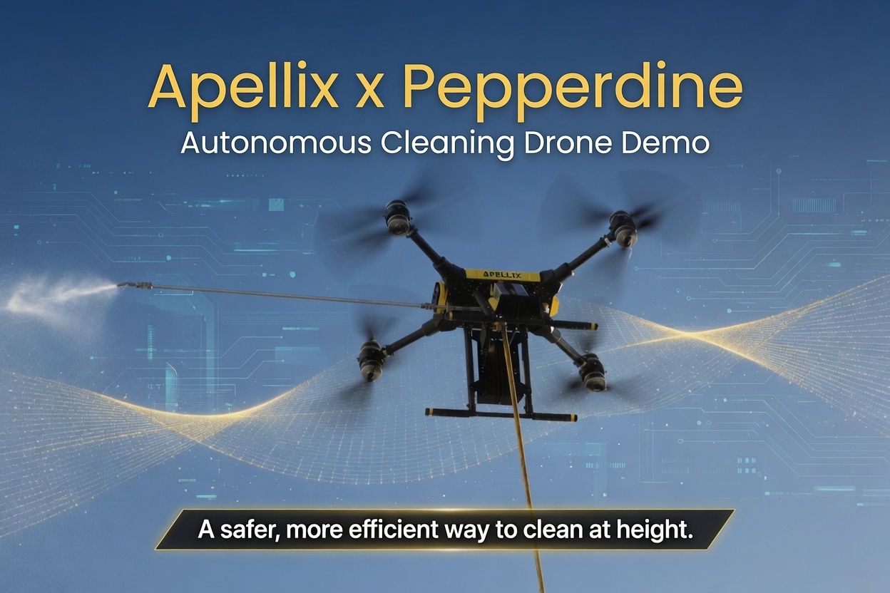 Pepperdine x Apellix: Autonomous Cleaning Drone Demo