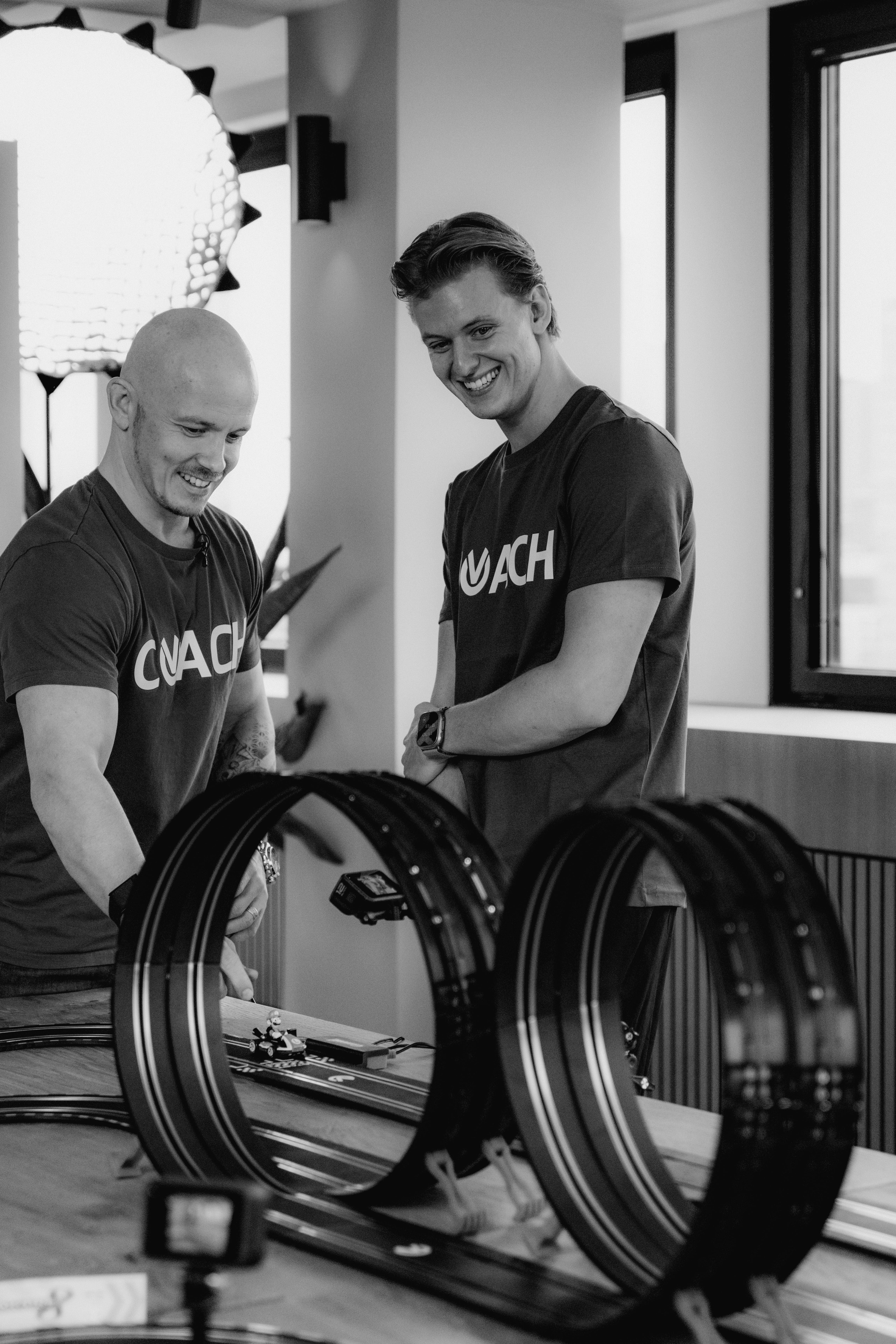 Mick Schumacher, Fabian Hambüchen, Fotografie in Frankfurt 2024