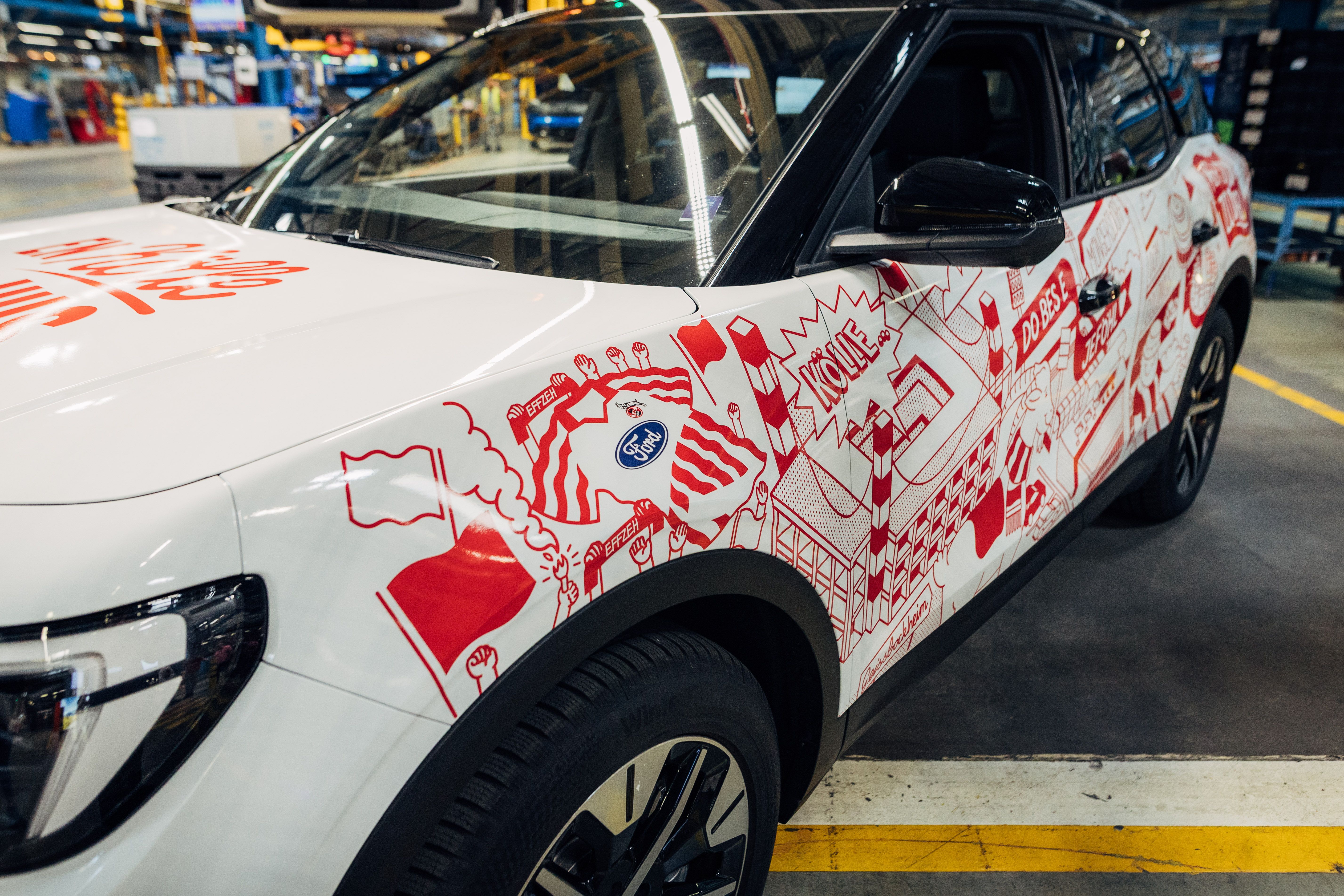 Ford Capri, 1. FC Köln, Ford Werke Köln, Fotografie