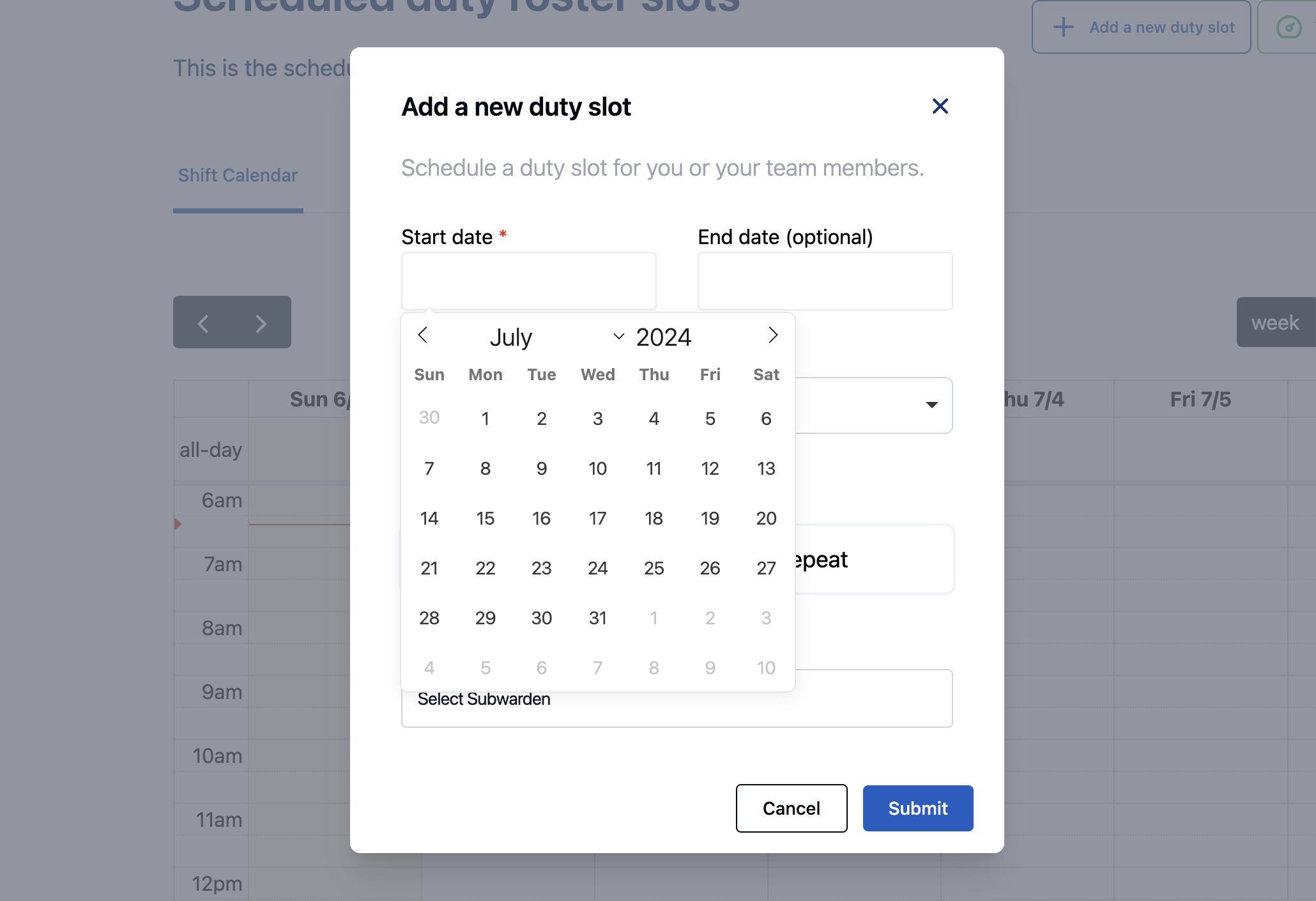 Manage shifts easier for your student leaders