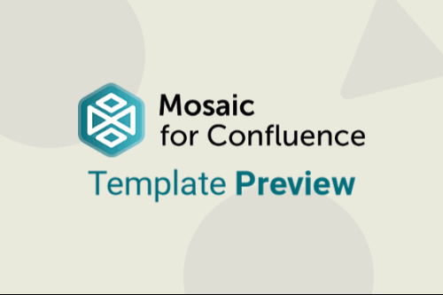 A scrolling gif of the Agile Epic Brief Template for Confluence