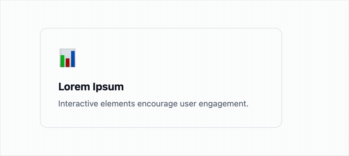 The border slide and lift card, made with the HTML macro in Confluence.
