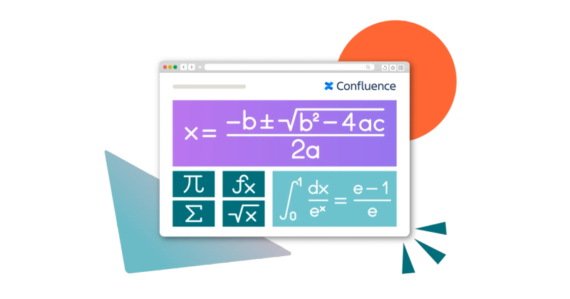 A Confluence page filled with colourful LaTeX equations