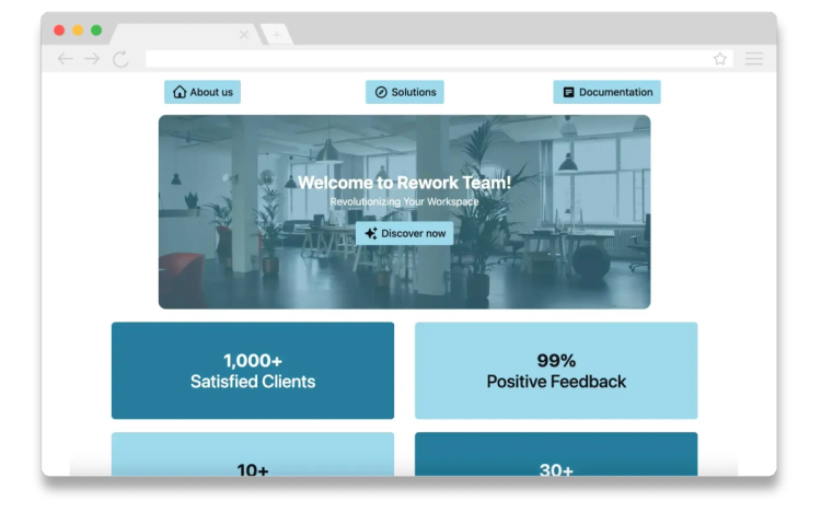 how to create presentations in confluence A screenshot of a company homepage template in Confluence