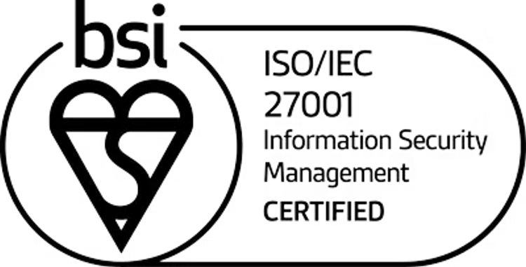 BSI ISO/IEC 27001 Information Security Management Certified