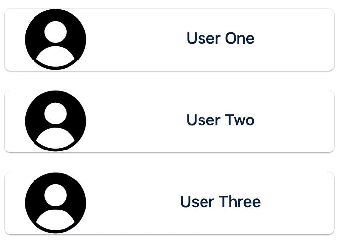 Advanced Cards styled to look like bullet points in Confluence Cloud